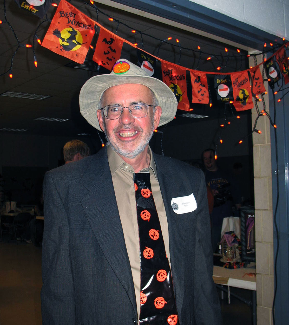 Jeff dressed up for a Halloween party at Lauderdale City Hall